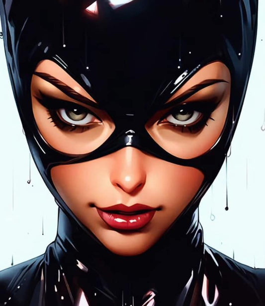 Catwoman Portrait (11) Print Poster