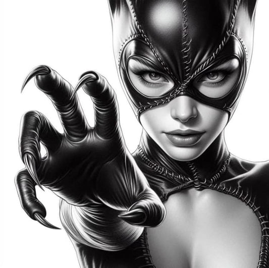 Catwoman Portrait (15) Print Poster