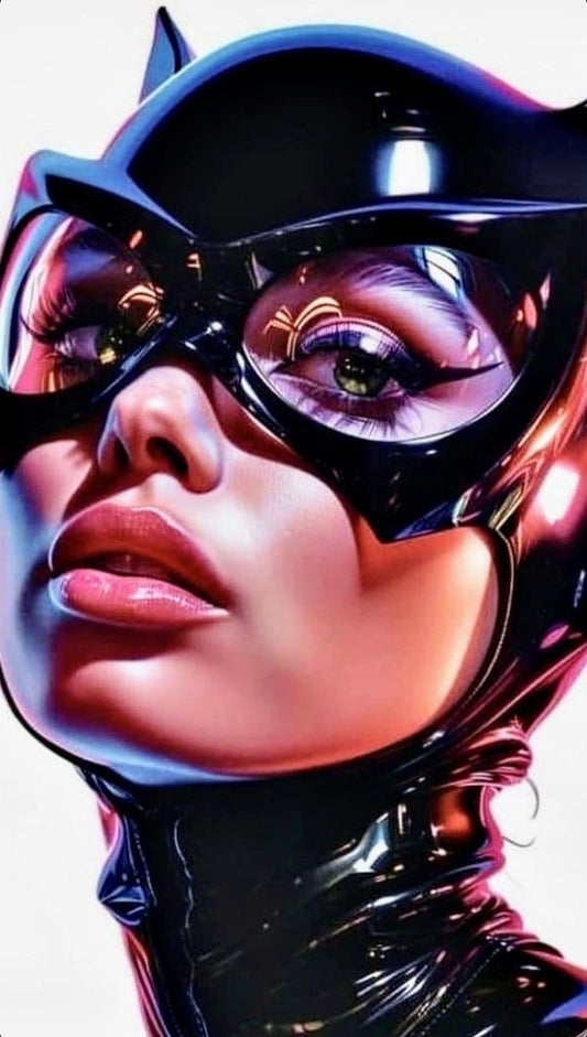 Catwoman Portrait (16) Print Poster