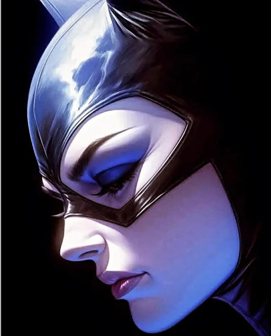 Catwoman Portrait (19) Print Poster