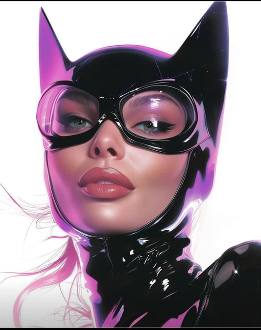 Catwoman Portrait (7) Print Poster