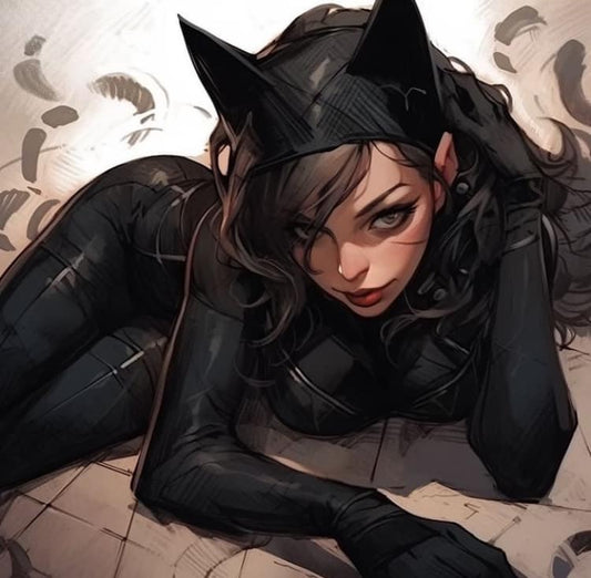 Catwoman Portrait (8) Print Poster