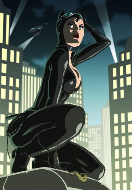 Catwoman City Scene 834 Print Poster