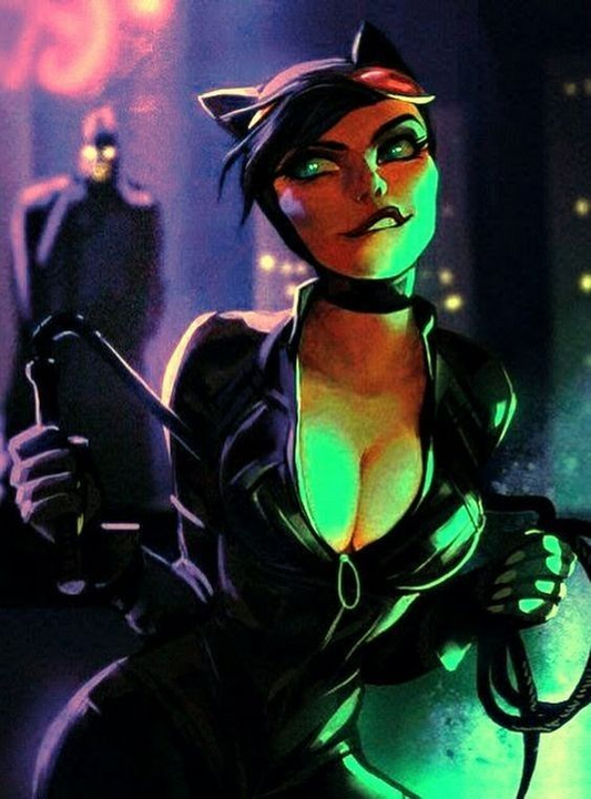 Catwoman Night Scene 8732 Print Poster