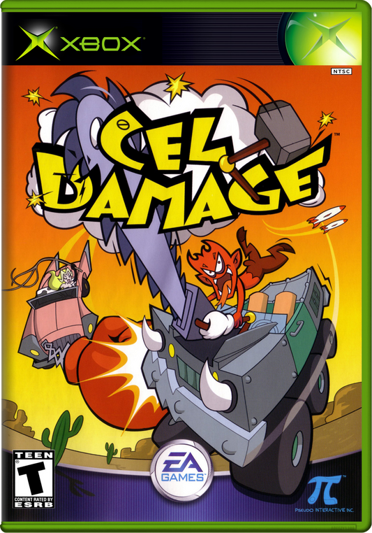 Cel Damage Xbox Keychain