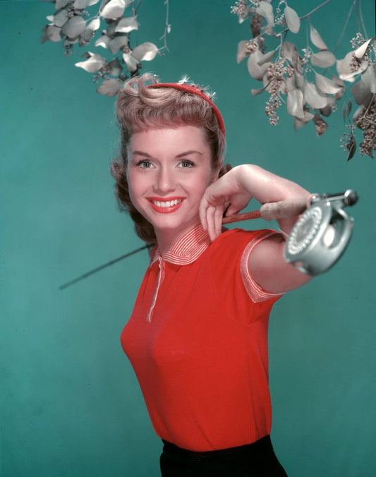 Celebrity Actress Debbie Reynolds Publicity Keychain Picture Keychain Print