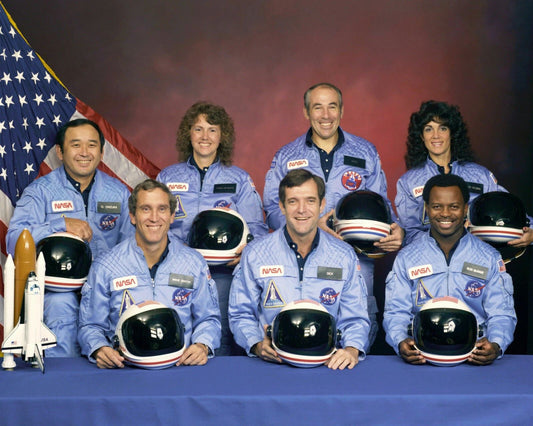 Challenger Space Shuttle Flight Crew Nasa 8 X 10 Photo Picture Science