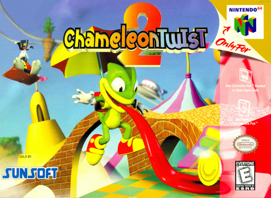 Chameleon Twist 2 N64 Print Poster