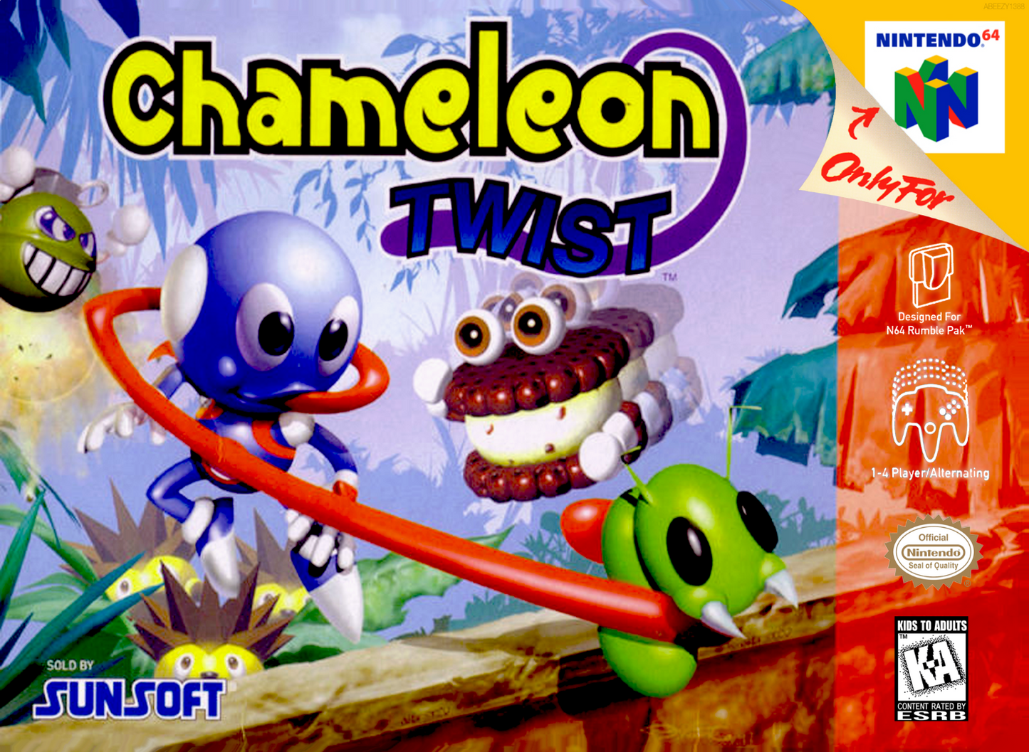 Chameleon Twist N64 Magnet