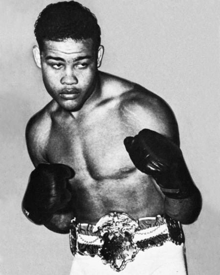 Champion Boxer Joe Louis Glossy Keychain Boxing Print Heavyweight Boxer Keychain