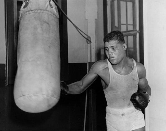 Champion Boxer Joe Louis Glossy Magnet Vintage Magnet Heavyweight 1