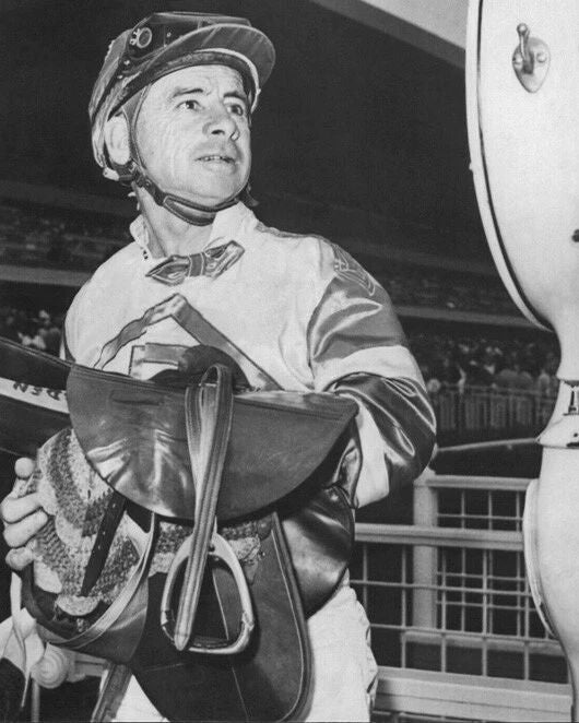 Champion Jockey Johnny Longden Glossy Photo Print Horse Racing Poster 2