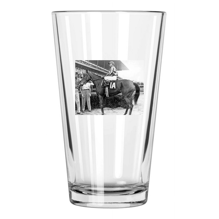 Champion Racehorse Cicada Photo Horse Pint Beer Drinking Glass