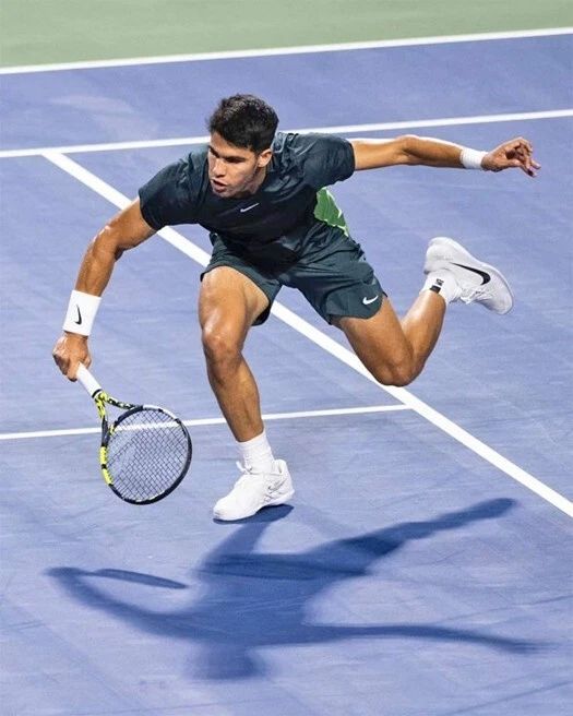 Champion Tennis Player Carlos Alcaraz Glossy Photo Poster Print