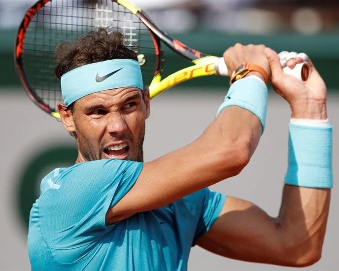 Champion Tennis Player Rafael Nadal Glossy Photo Sport Poster Print