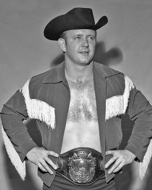 Champion Wrestler Dory Funk Jr Glossy Photo Wrestling Nwa Print Poster