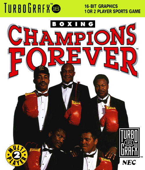 Champions Forever Boxing Turbografx 16 Print Poster