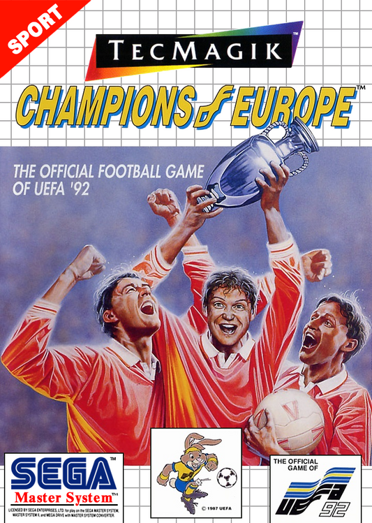 Champions Of Europe Sega Master System Print Poster