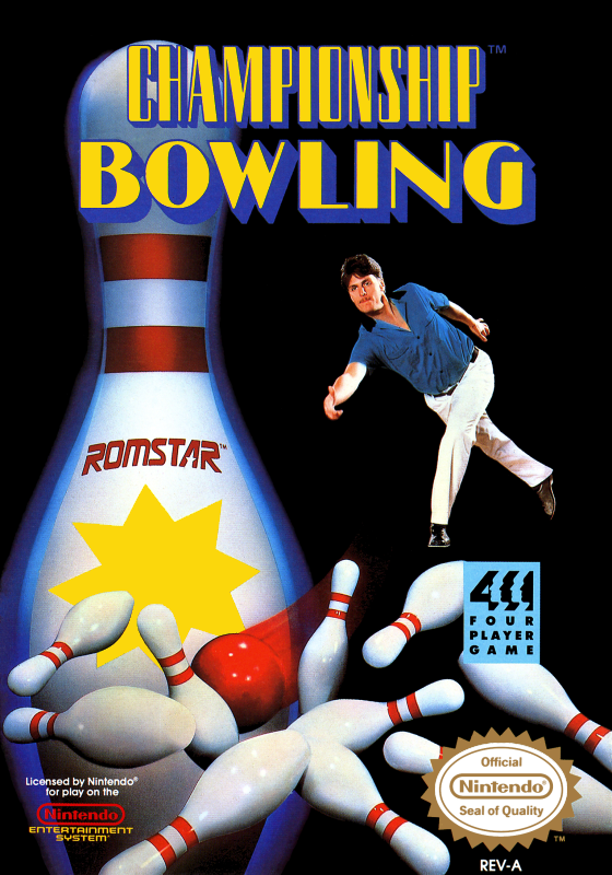 Championship Bowling (Usa) Nes Print Poster