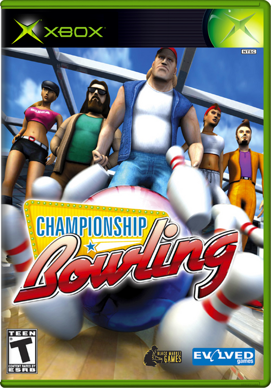 Championship Bowling Xbox Print Poster