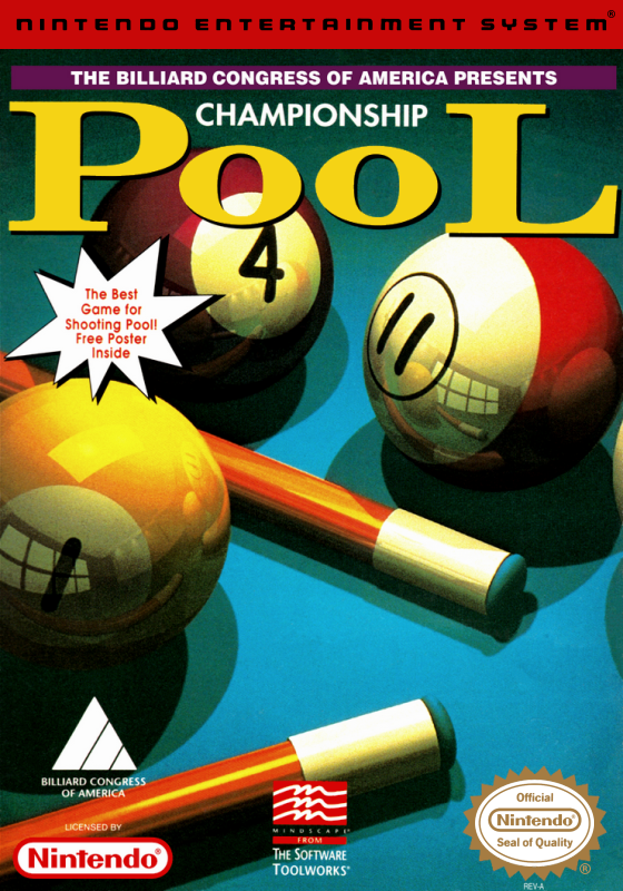 Championship Pool (Usa) Nes Print Poster