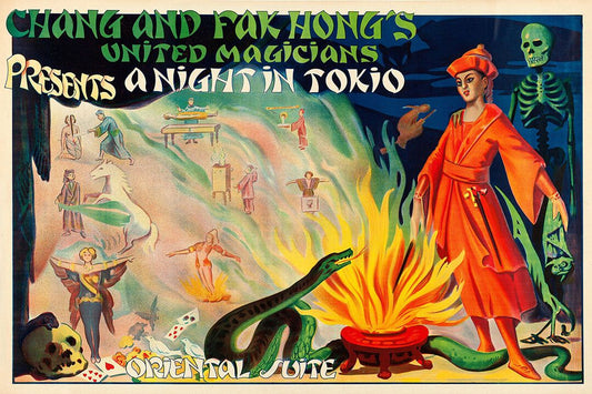 Chang Fak Hongs Oriental Suite A Night In Tokyo 1930S Wall Home Jigsaw Puzzle
