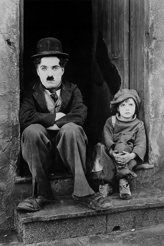 Charlie Chaplin In The Kid Modvie Comedy Drama Wall Home Decor Jigsaw Puzzle