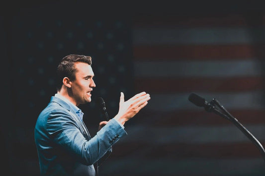 Charlie Kirk Us Flag True Patriot American Hero Tribute Jigsaw Puzzle