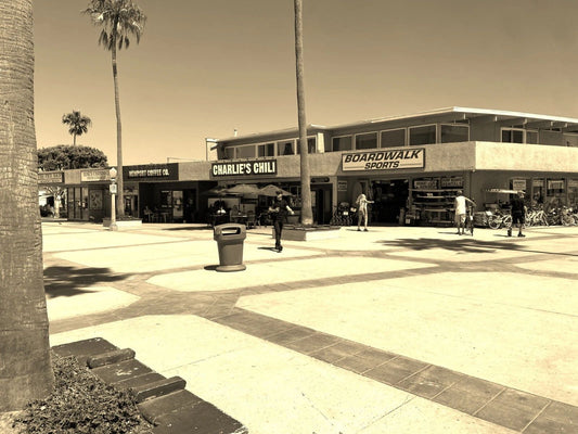 Charlie'S Chili Restaurant Newport Beach California Retro Picture Magnet