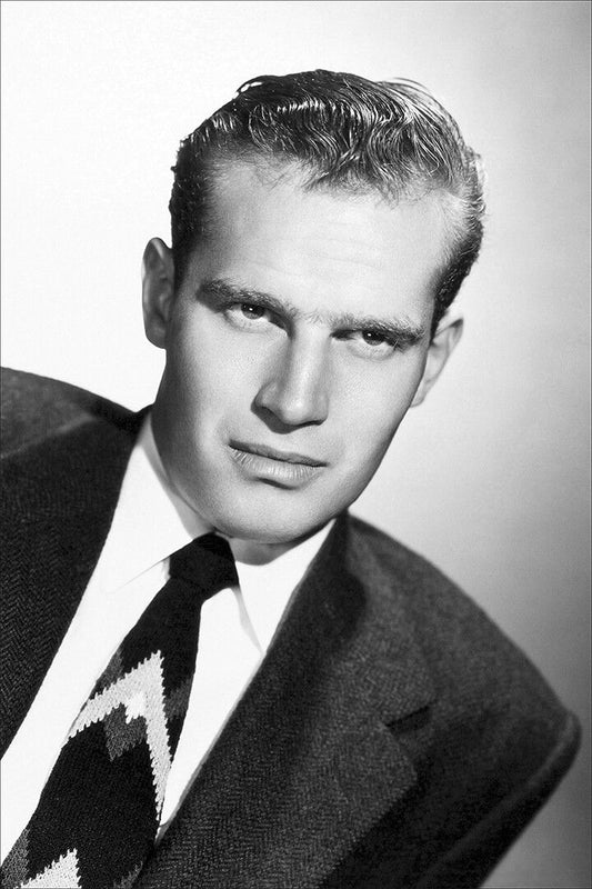 Charlton Heston Actress Print Canvas Jigsaw Puzzle