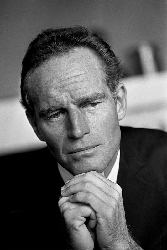 Charlton Heston Theater Actor Actress Painting Print Jigsaw Puzzle