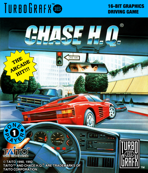 Chase H.Q. Turbografx 16 Print Poster