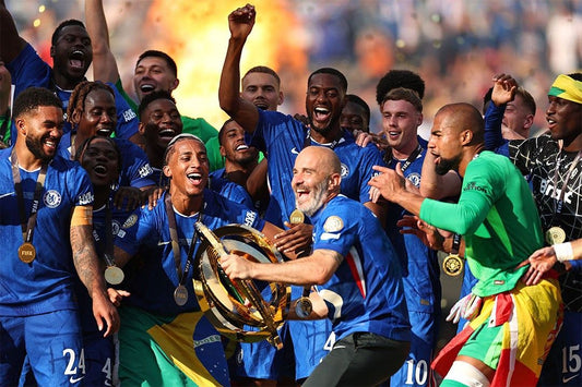 Chelsea Champs Celebration World Cup Soccer Fans Final Match Jigsaw Puzzle