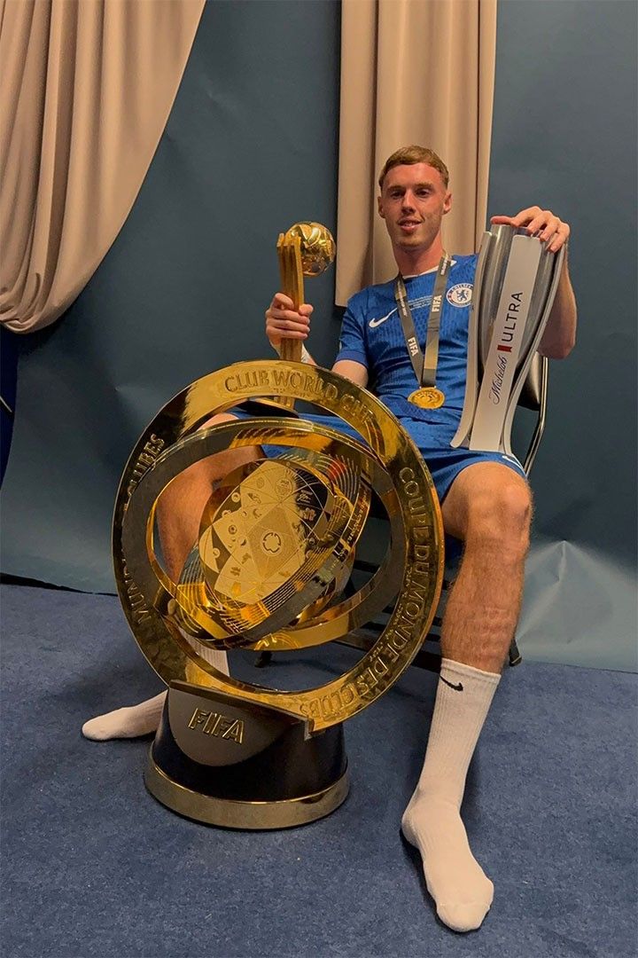 Chelsea Cole Palmer Trophy Inspired Design World Cup 2025 Fans Jigsaw Puzzle