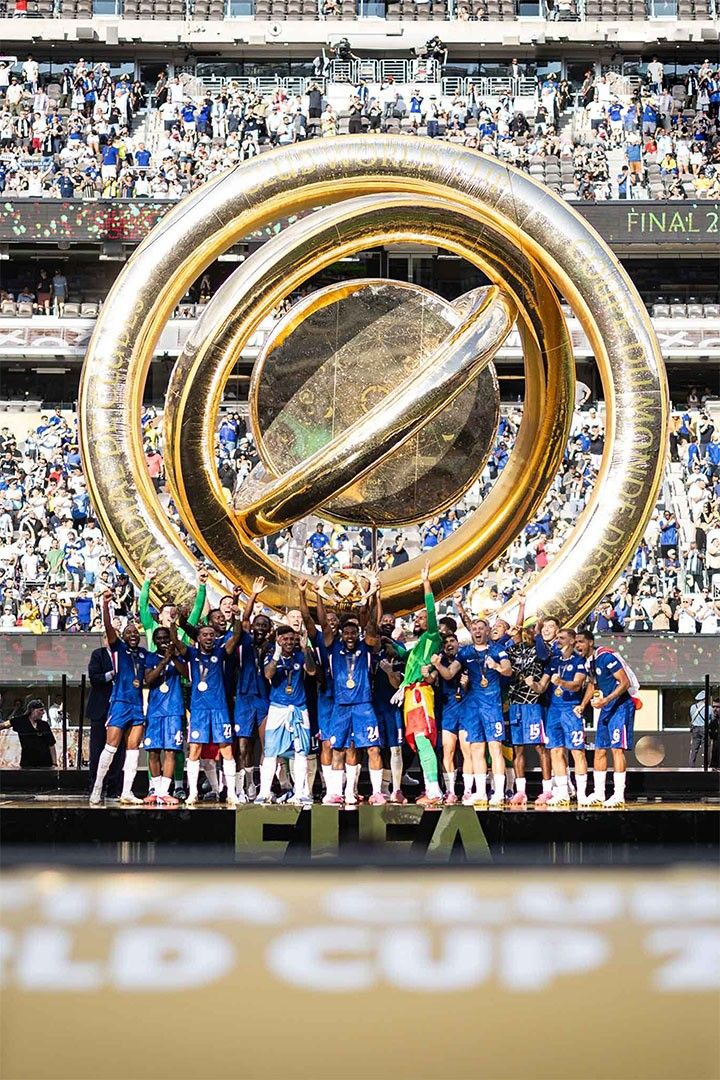 Chelsea Fans Ceremony Champs Celebration World Cup 2025 Soccer Jigsaw Puzzle