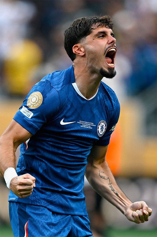 Chelsea Pedro Neto Goal Celebration World Cup 2025 Soccer Fans Jigsaw Puzzle