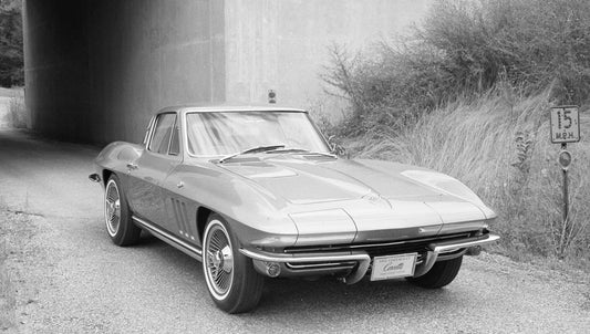 Chevy Car In Detroit Picture Poster Print Taken 1964 Retro Classic Automobile