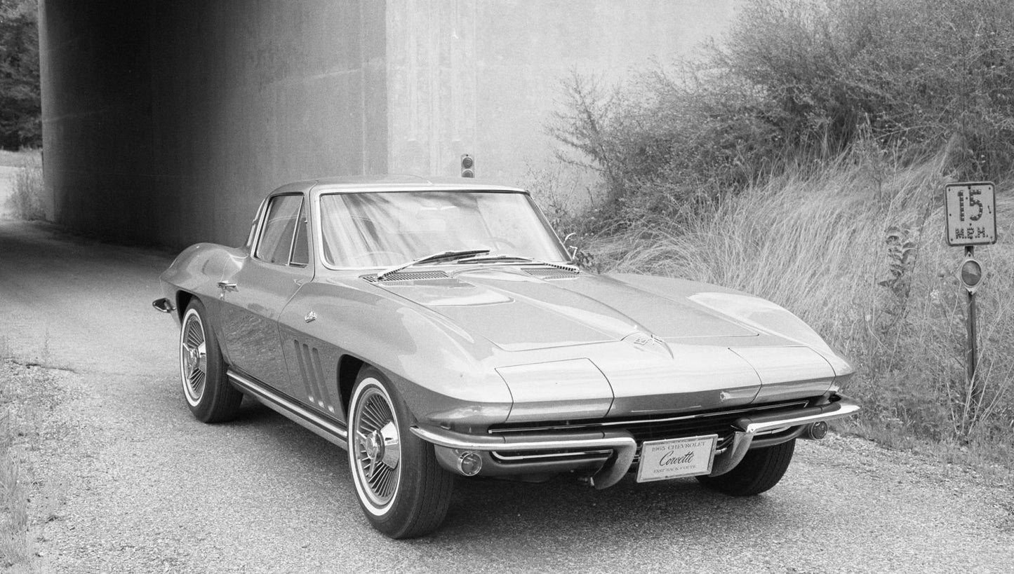 Chevy Car In Detroit Picture Magnet Taken 1964 Retro Classic Automobile