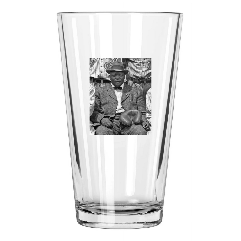Chicago American Giants Rube Foster Photo Negro League Pint Beer Drinking Glass