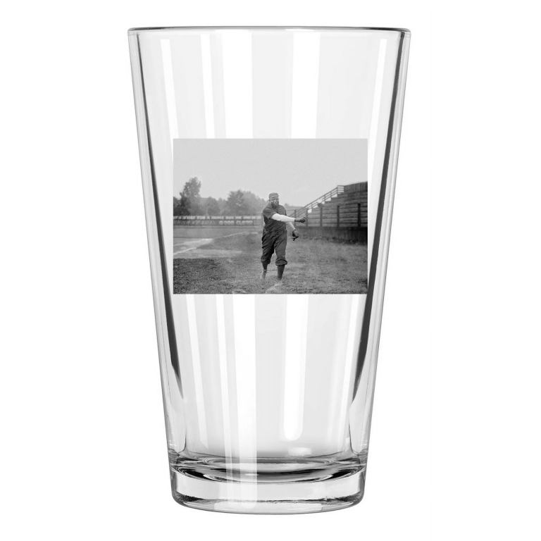 Chicago American Giants Rube Foster Negro League Hof 81 Pint Beer Drinking Glass