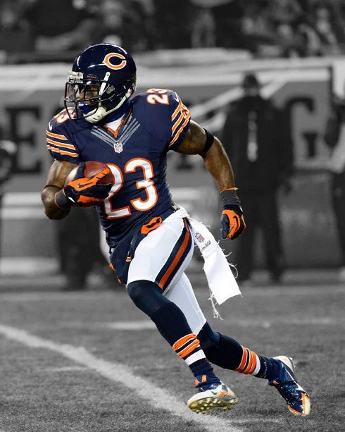 Chicago Bears Devin Hester Glossy Magnet Spotlight Football Magnet