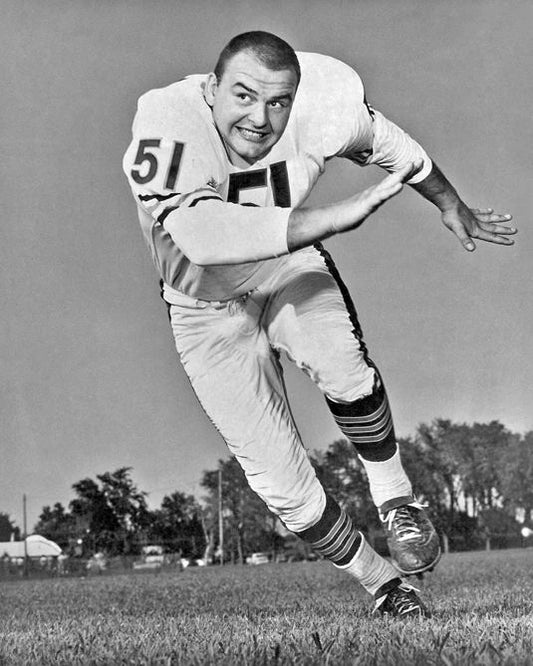 Chicago Bears Dick Butkus Glossy Photo Nfl Football Print Poster