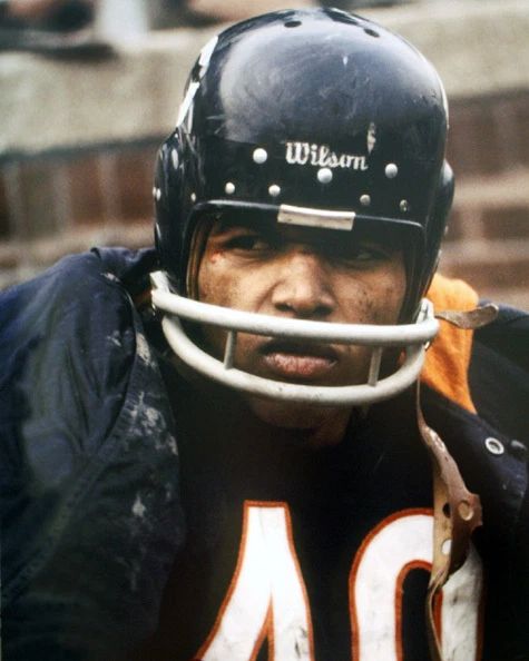 Chicago Bears Gale Sayers Glossy Photo Football Print Poster Hof 77 2