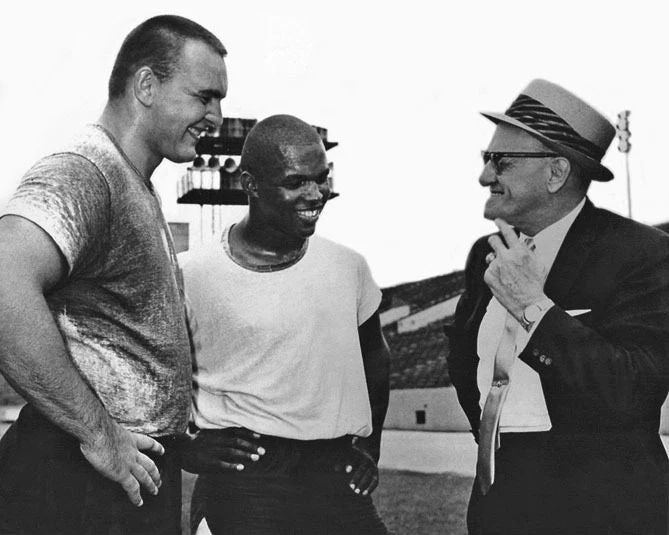 Chicago Bears George Halas, Gale Sayers & Dick Butkus Glossy Magnet Print