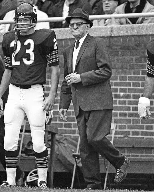 Chicago Bears George Halas At Wrigley Field Glossy Magnet Magnet