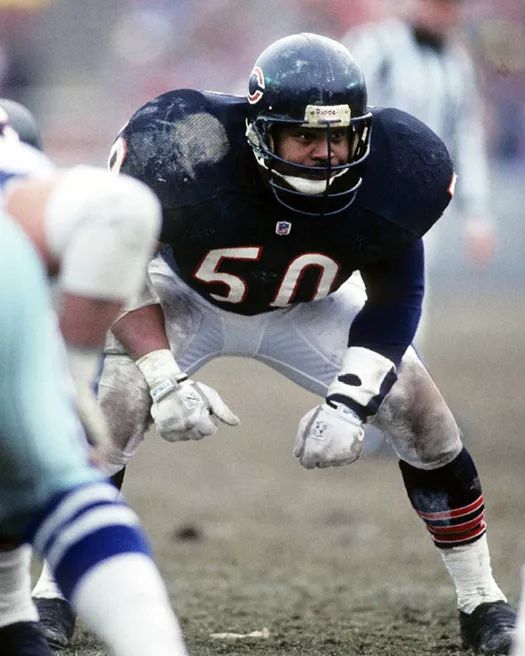 Chicago Bears Mike Singletary Glossy Photo Football Print Poster Hof 98 2
