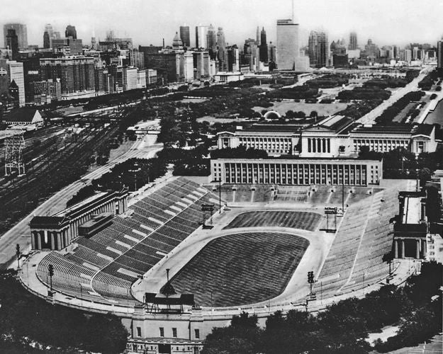 Chicago Bears Old Soldier Field Glossy Magnet Stadium Magnet