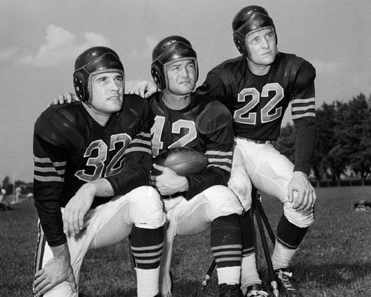 Chicago Bears Sid Luckman, Johnny Lujack And Bobby Layne Keychain Keychain