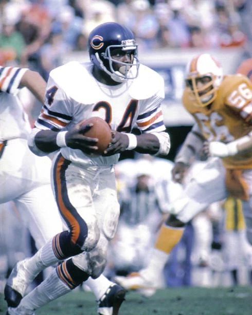 Chicago Bears Walter Payton Glossy Keychain Nfl Football Keychain 1