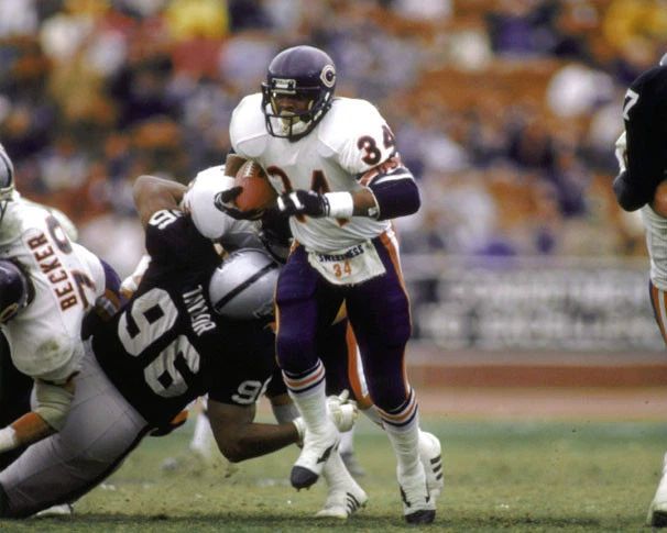 Chicago Bears Walter Payton Glossy Magnet Nfl Football Magnet 2